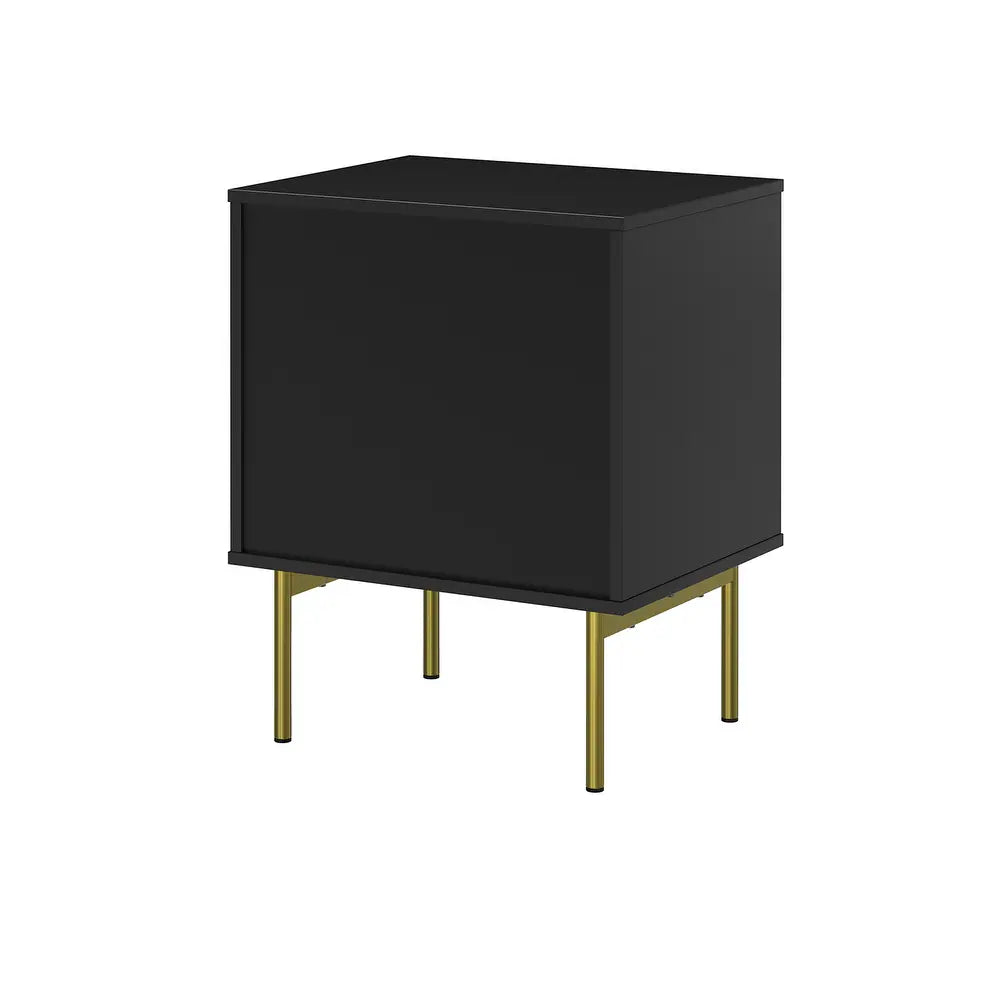 Valentino 2 Drawer Manufactured Wood Nightstand