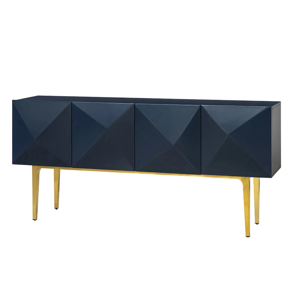 Valere 71" Modern Storage Sideboard and Buffet with 3D Viewing Standard