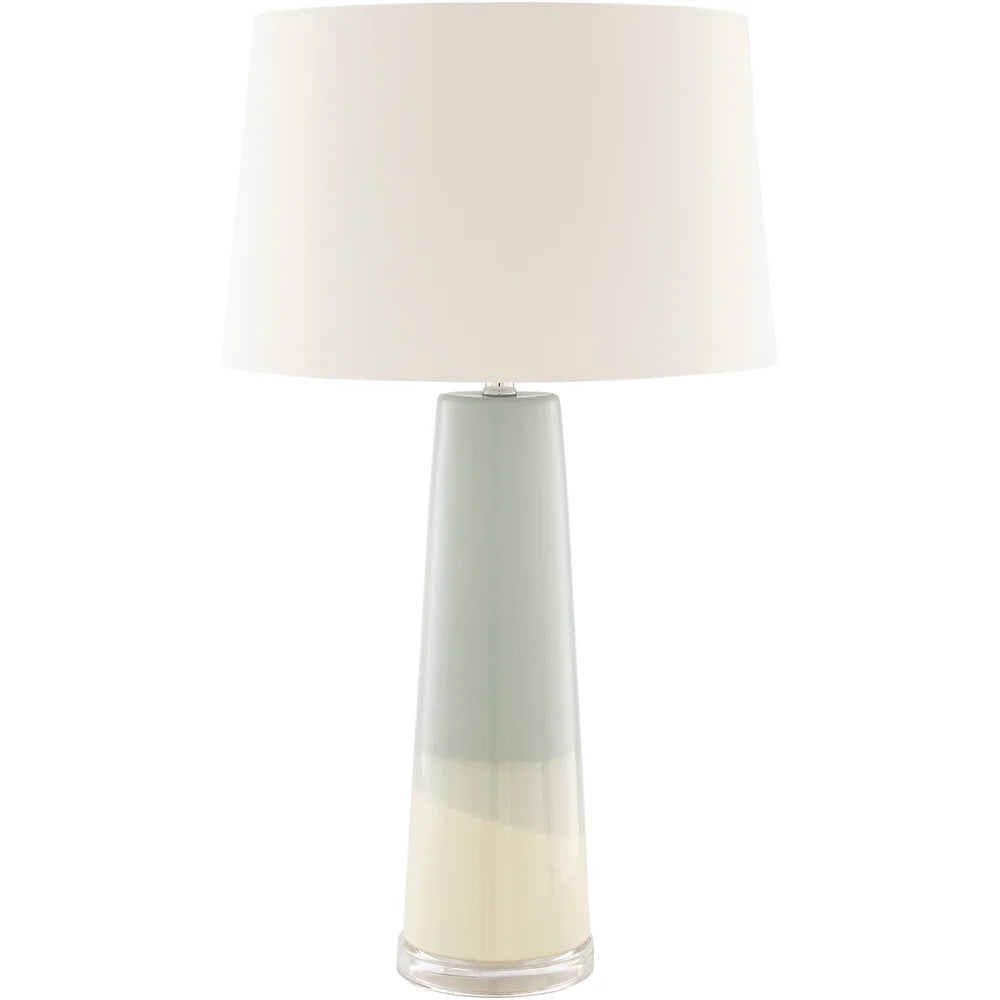 Varina Pale Blue Ceramic 28.5-inch Table Lamp