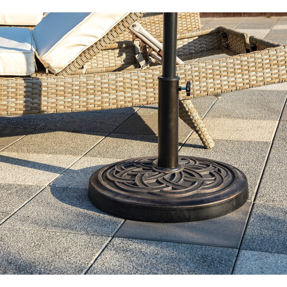 Verdad Resin Free Standing Umbrella Base - BRONZE