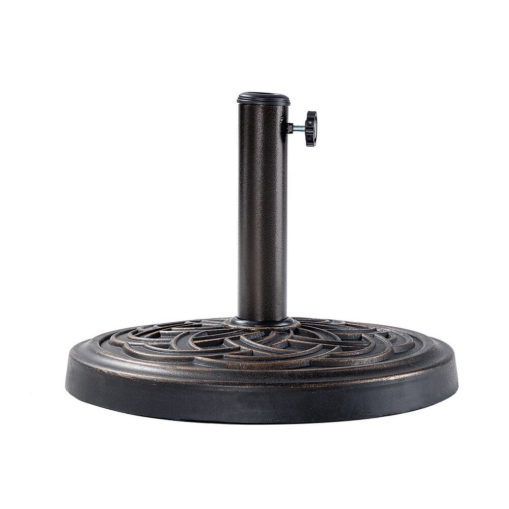 Verdad Resin Free Standing Umbrella Base - BRONZE