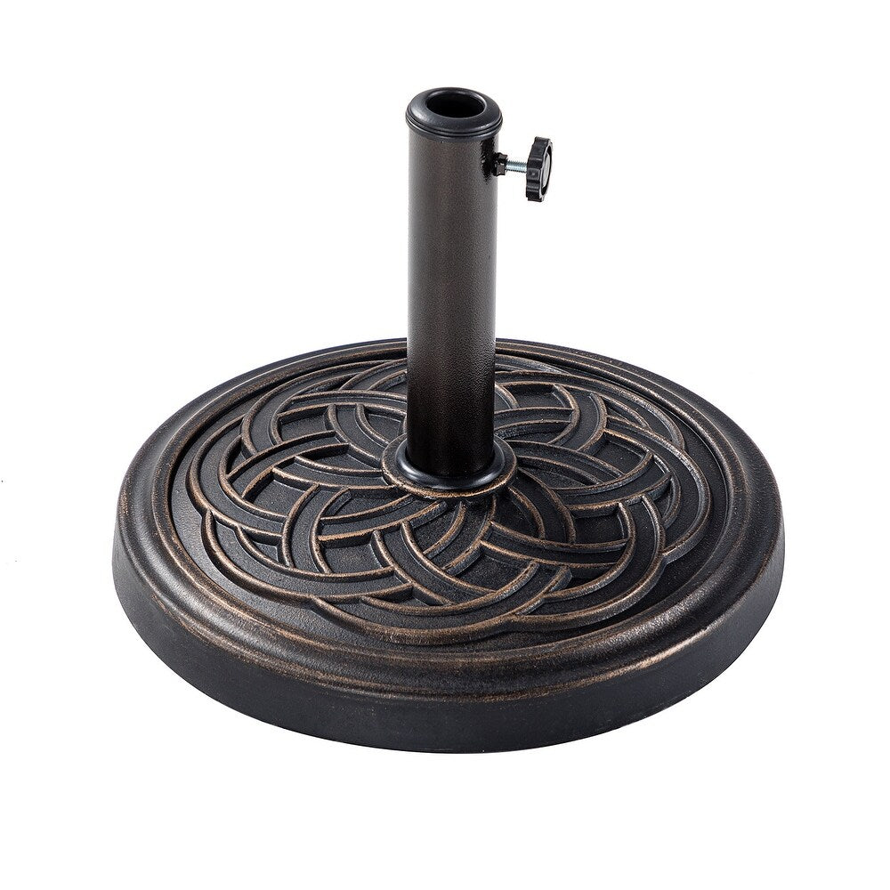 Verdad Resin Free Standing Umbrella Base - BRONZE