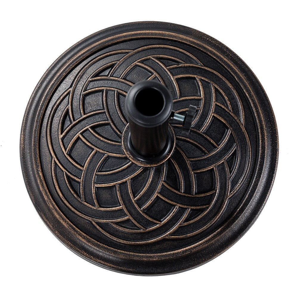 Verdad Resin Free Standing Umbrella Base - BRONZE