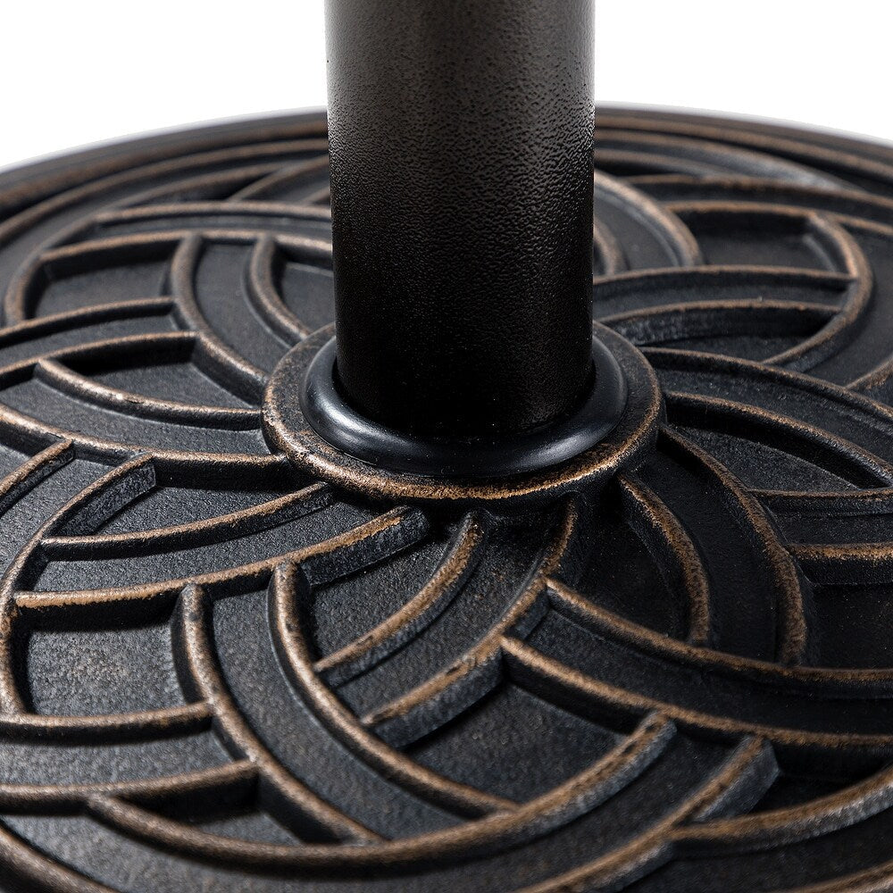 Verdad Resin Free Standing Umbrella Base - BRONZE
