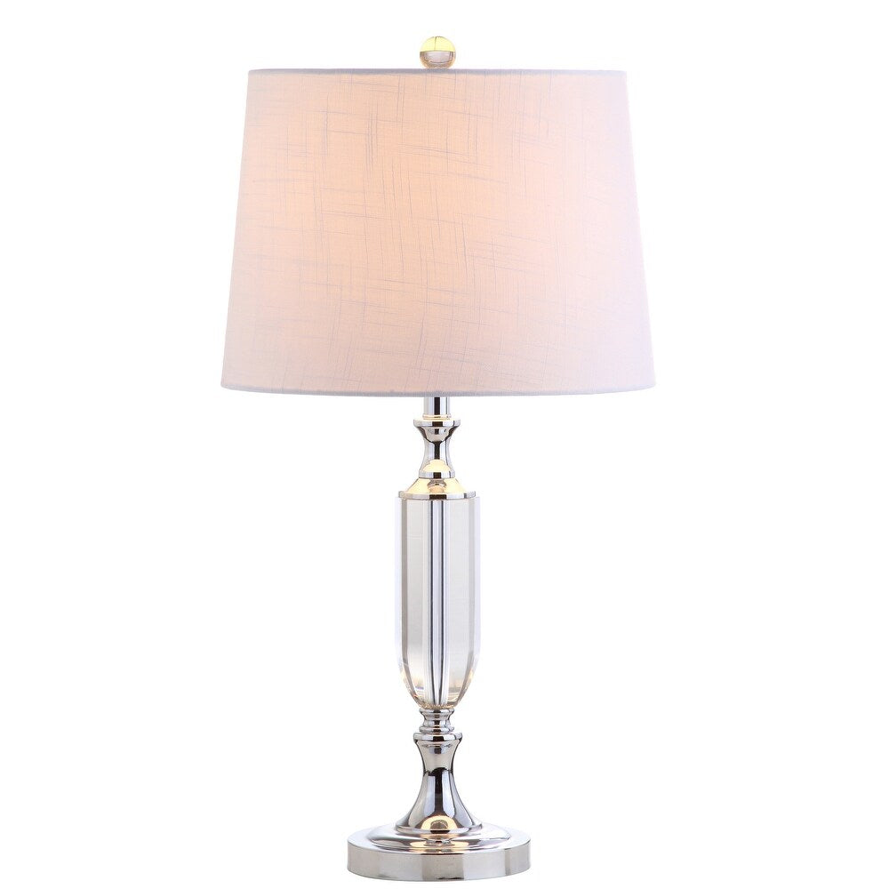 Victoria 27" Crystal LED Table Lamp, Clear