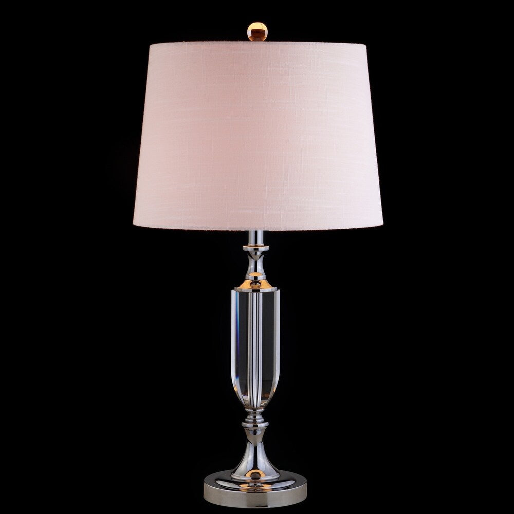 Victoria 27" Crystal LED Table Lamp, Clear