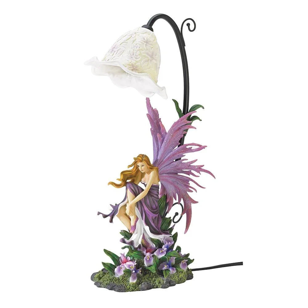 Vintage Orchid Fairy Table Lamp