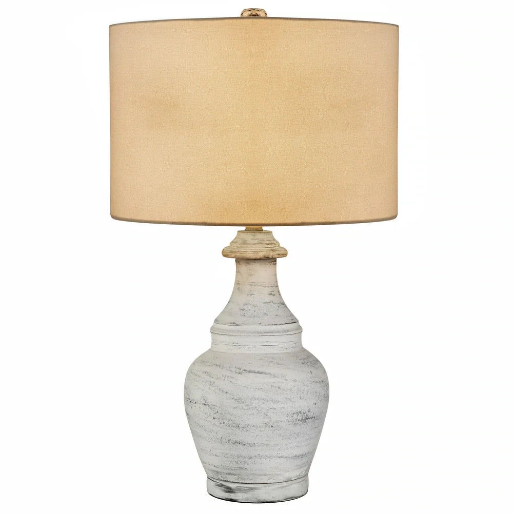 FirsTime & Co. White Jameson Terracotta Table Lamp, Terracotta