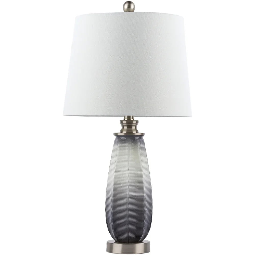 Yash Ombre Textured Glass Table Lamp - 25"H x 13"W x 13"D