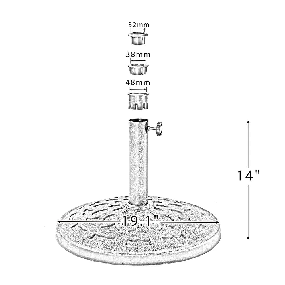 Zuria Resin Free Standing Umbrella Base