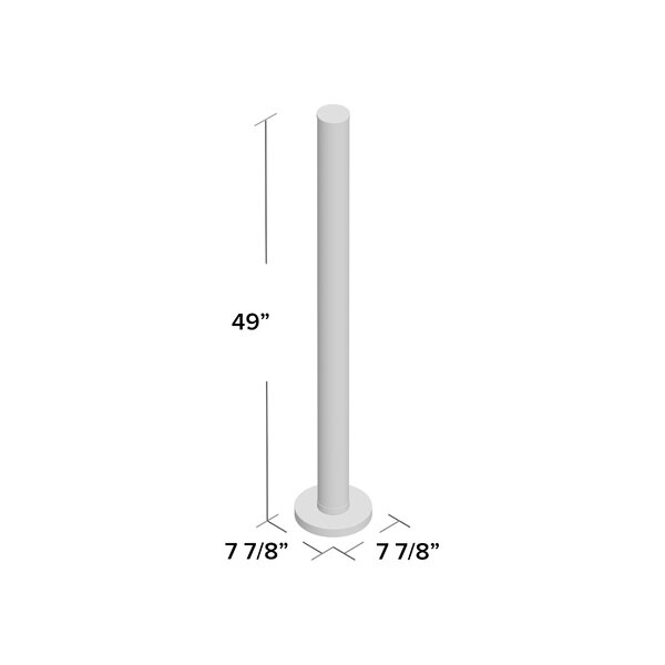 49 inch LED Column Floor Lamp