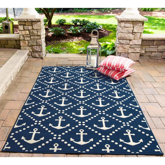 Baja Anchors Indoor Outdoor Rug