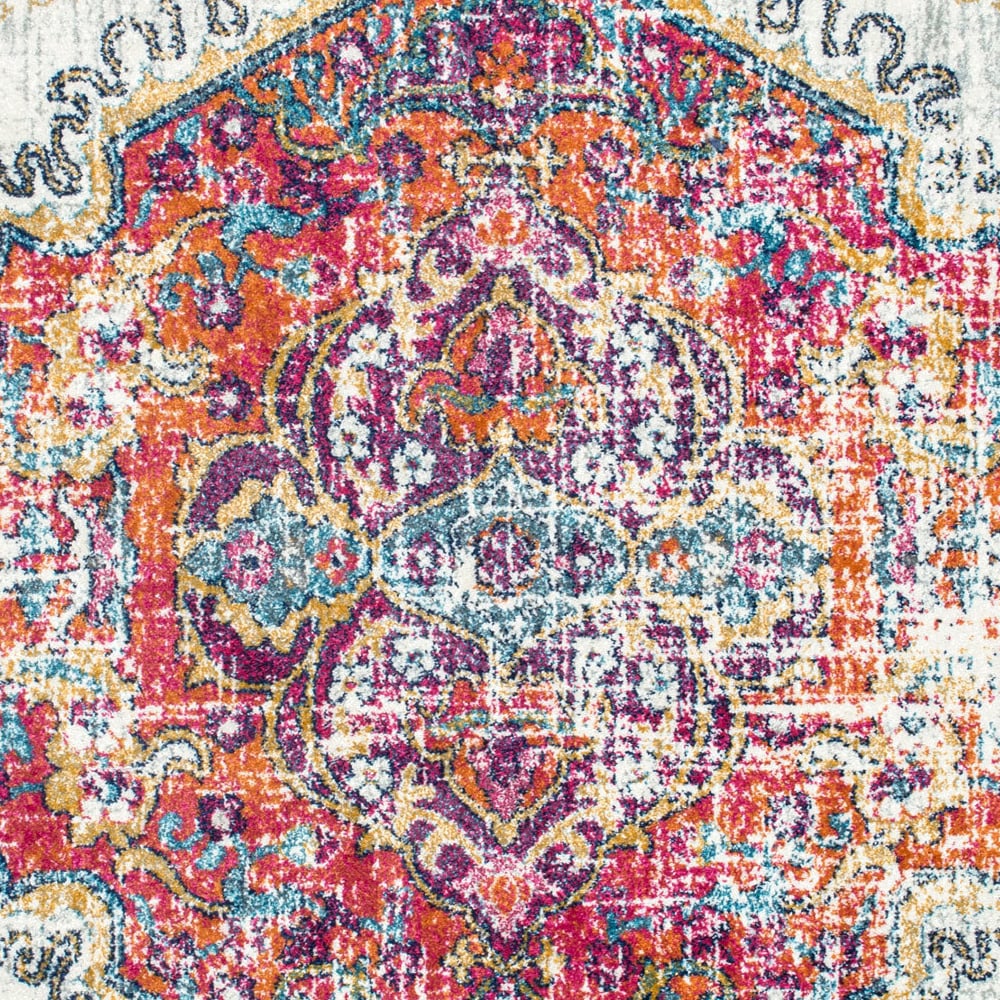Multi-color Medallion Soft Area Rug