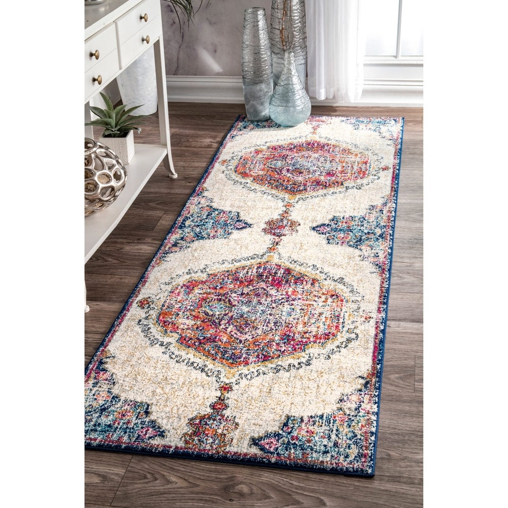 Multi-color Medallion Soft Area Rug
