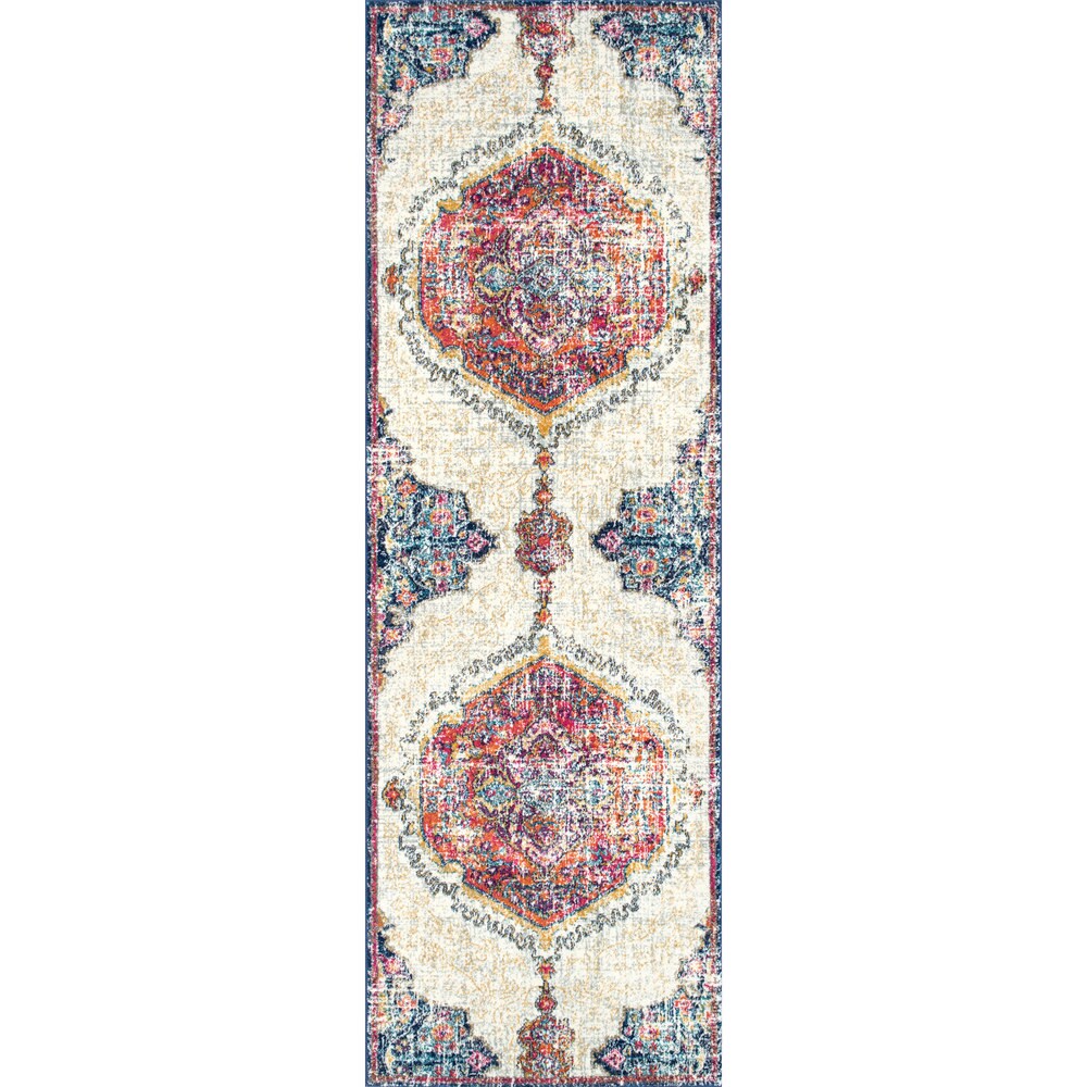 Multi-color Medallion Soft Area Rug