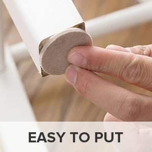 Furniture Felt Pads For Hardwood & Laminate Flooring Protection - 133 pcs various sizes